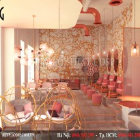 Thiết kế nội thất tiệm nail Mikey - Đà Nẵng